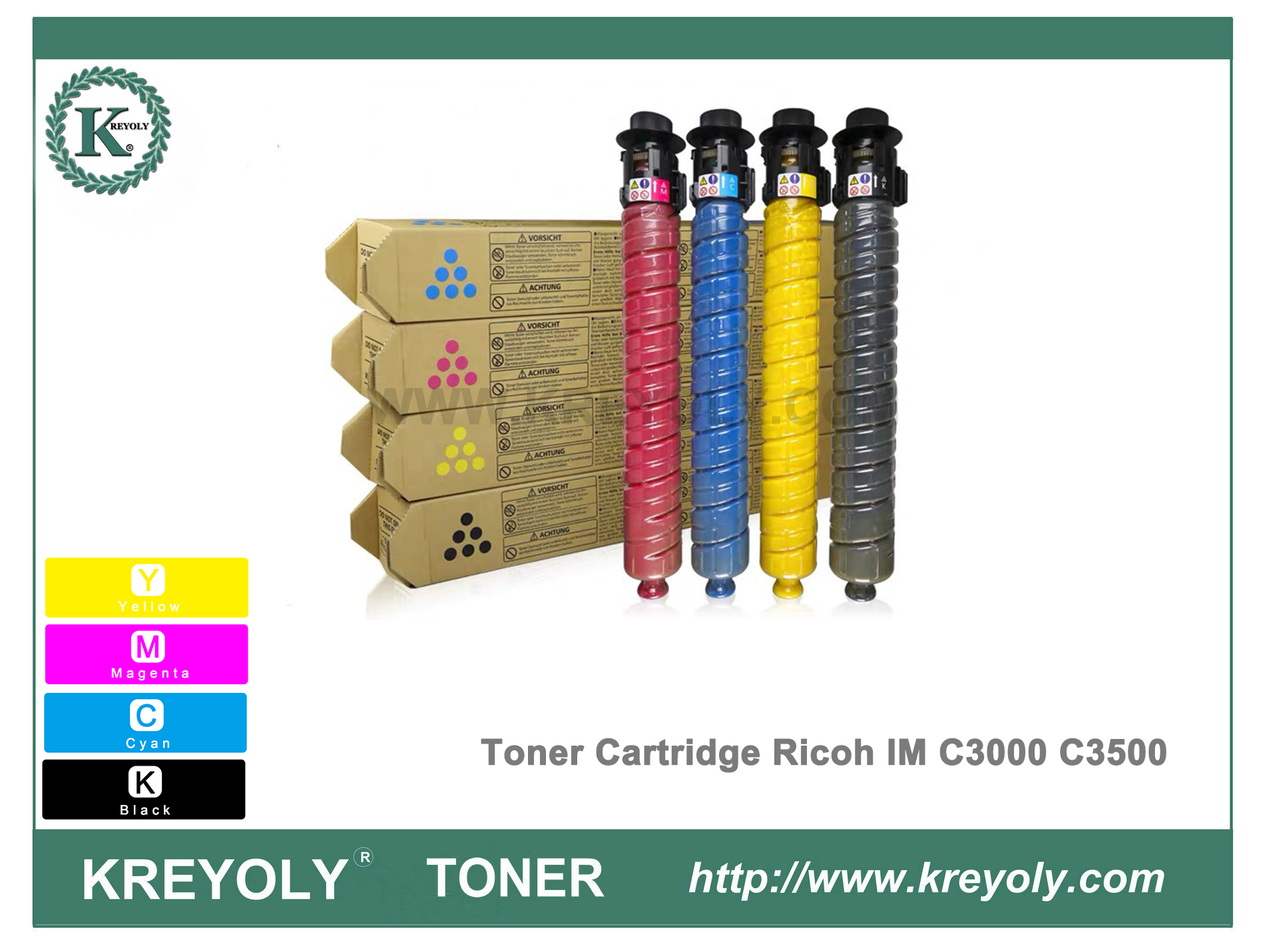 Ricoh Color Toner Cartridge for IMC3000 IMC3500 - Buy Ricoh, Toner