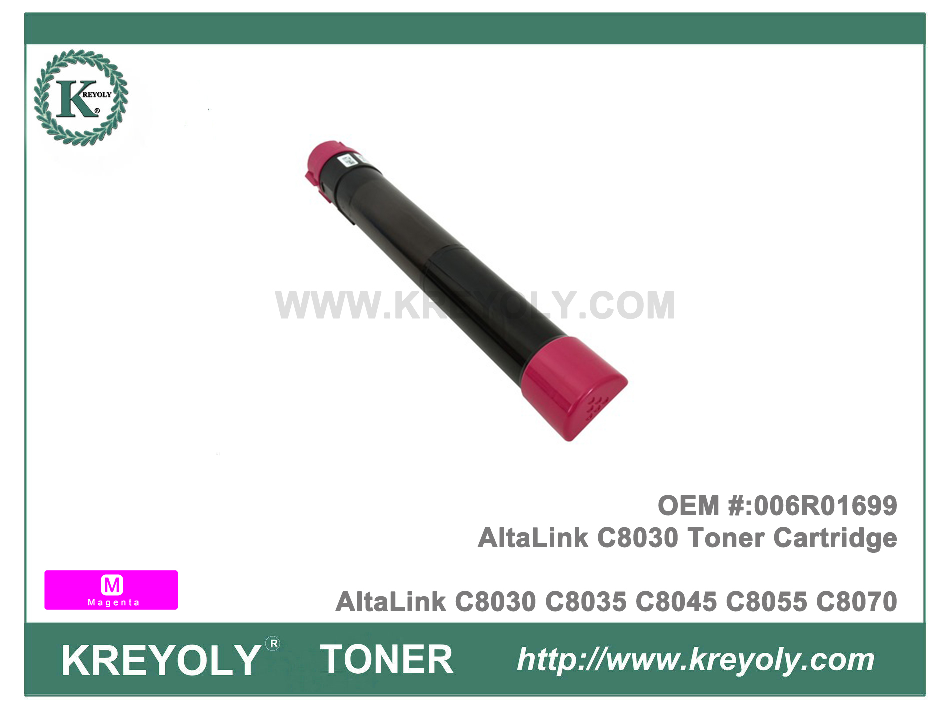 006R01697 006R01698 006R01699 Xerox Toner Cartridge for AltaLink C8030 ...