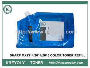 COLOR TONER POWDER REFILL for SHARP MX2314/2614/2610